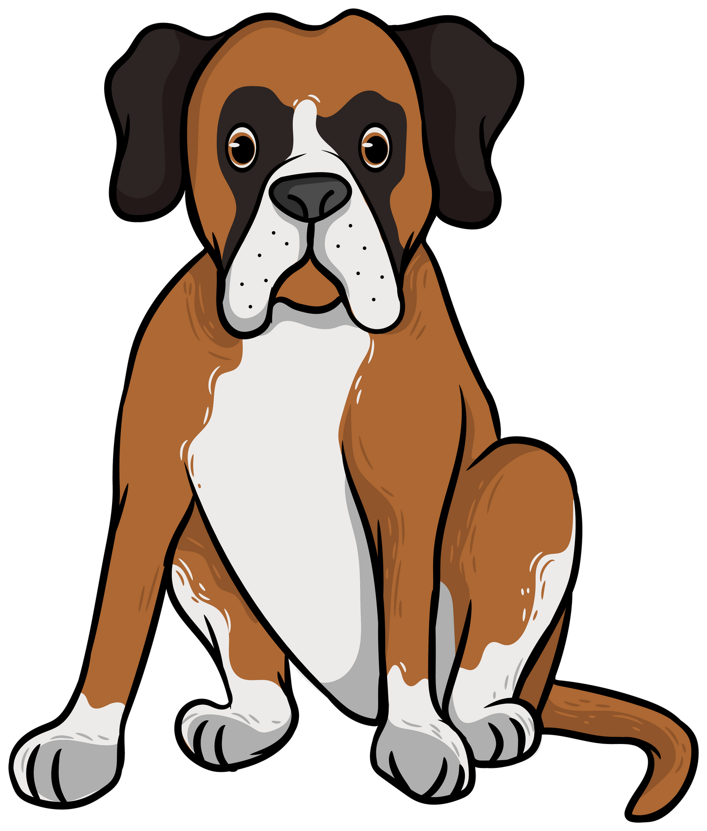 Boxer Sticker