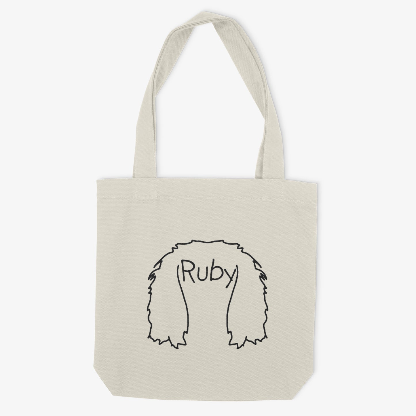 Cavalier K.C. Mom or Custom Name Ears - Tote