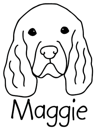 Cocker Spaniel Mom or Custom Name - Vinyl Decal