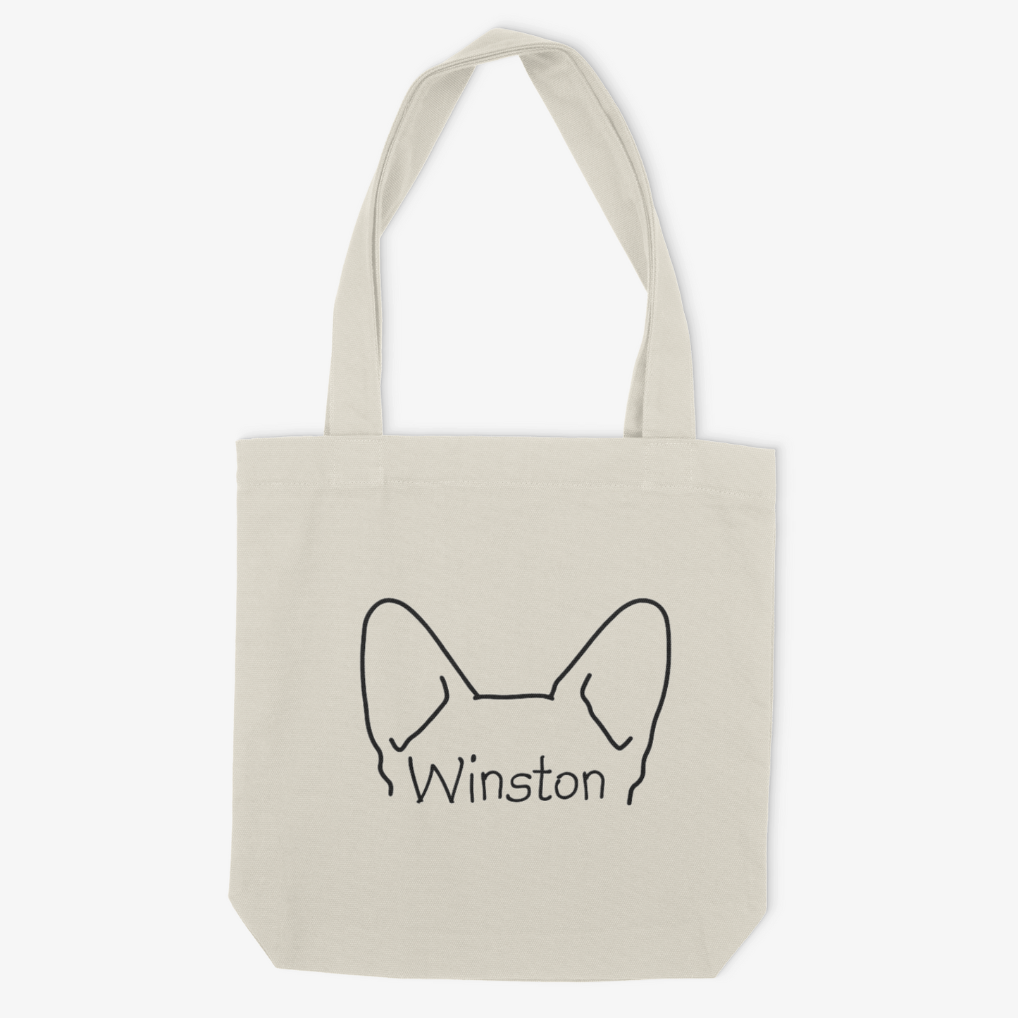 Corgi Mom or Custom Name Ears - Tote
