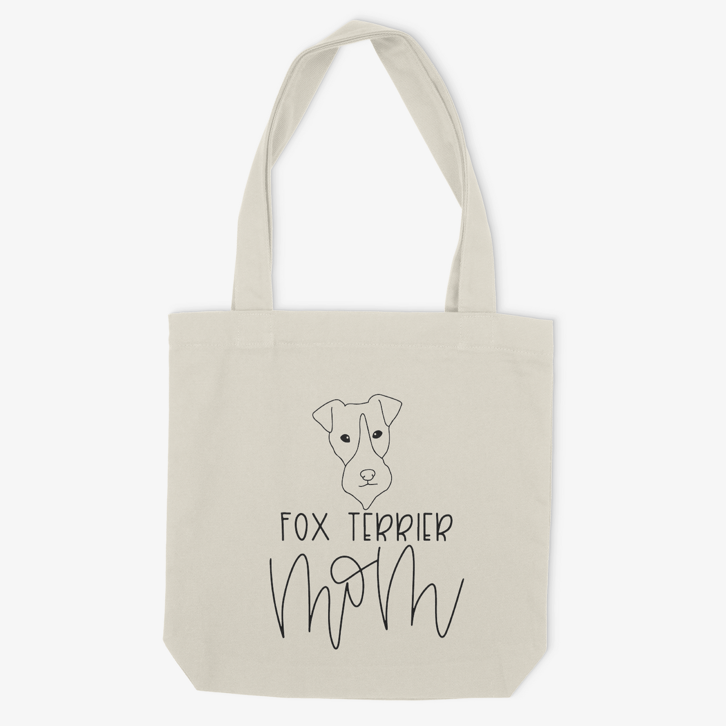 Fox Terrier Mom or Custom Name - Tote