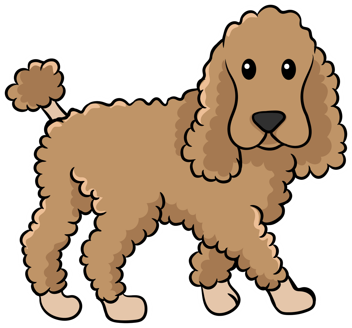 Poodle Sticker
