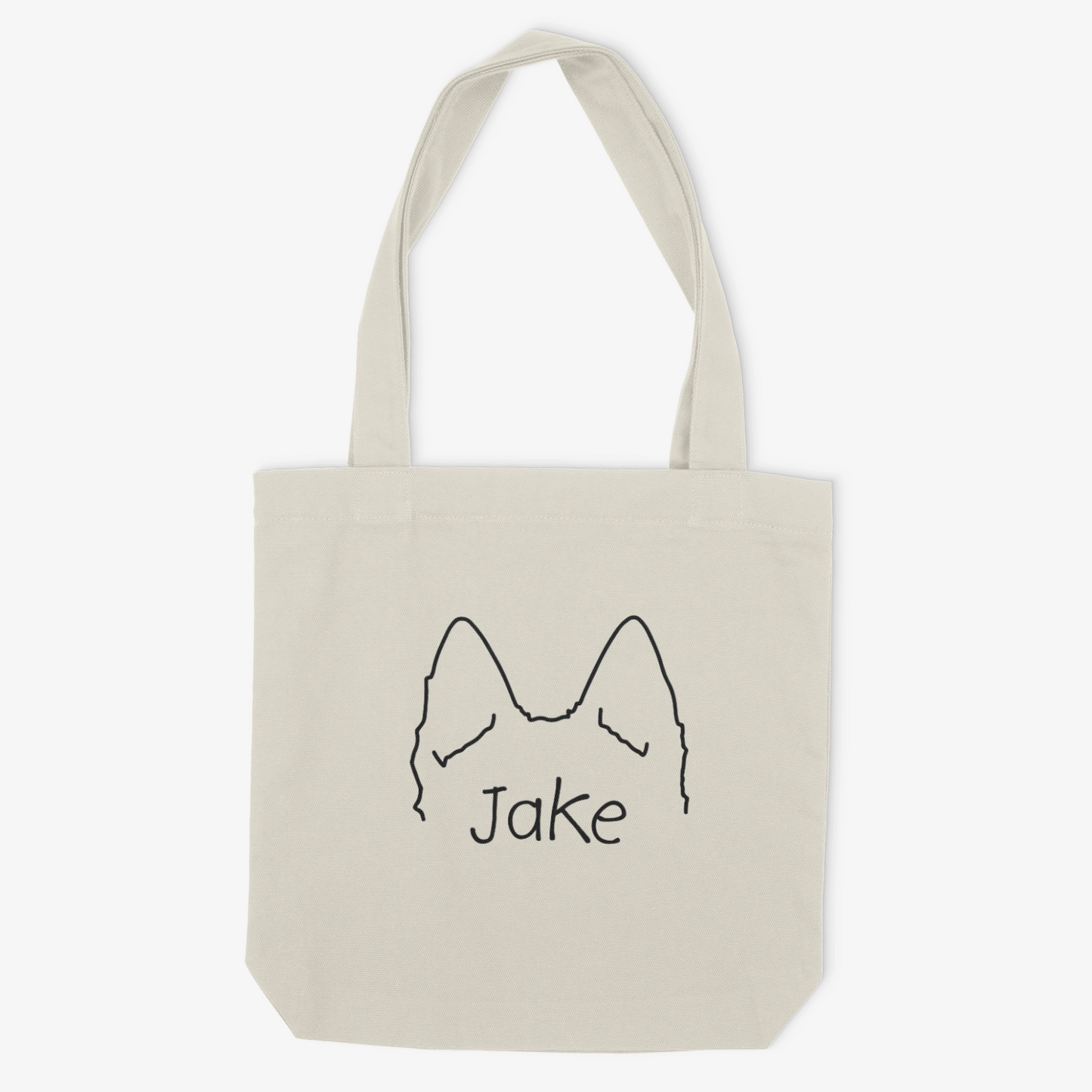 Shepsky Mom or Custom Name Ears - Tote
