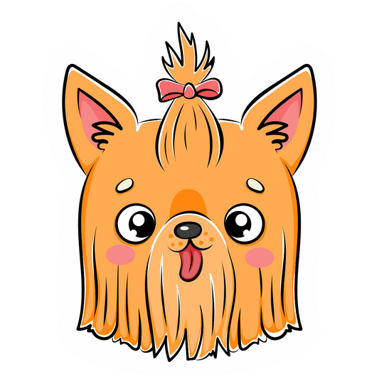 Cute Yorkie Sticker