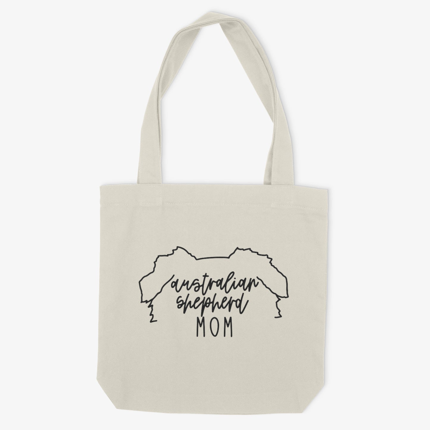 Australian Shepherd Mom or Custom Name  Ears - Tote