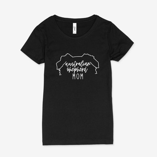 Australian Shepherd Mom Ears - Women's Tee/Tank