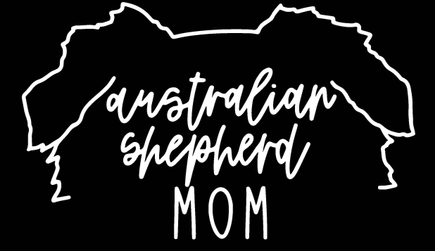 Australian Shepherd Mom or Custom Name Ears - Vinyl Decal