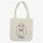 Basset Hound Mom or Custom Name - Tote