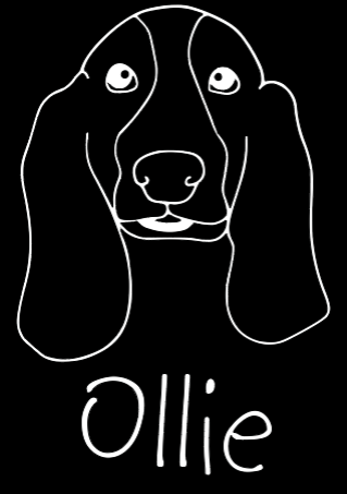 Basset Hound Mom or Custom Name  - Vinyl Decal