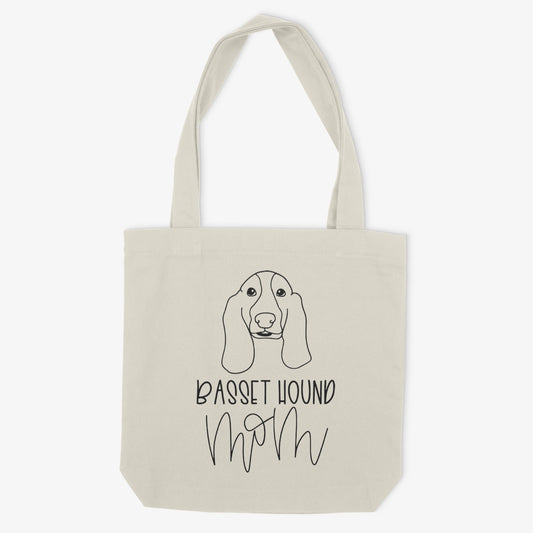 Basset Hound Mom or Custom Name - Tote