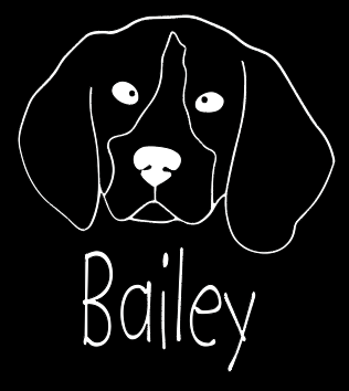 Beagle Mom or Custom Name - Vinyl Decal