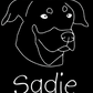 Beauceron Mom or Custom Name - Vinyl Decal