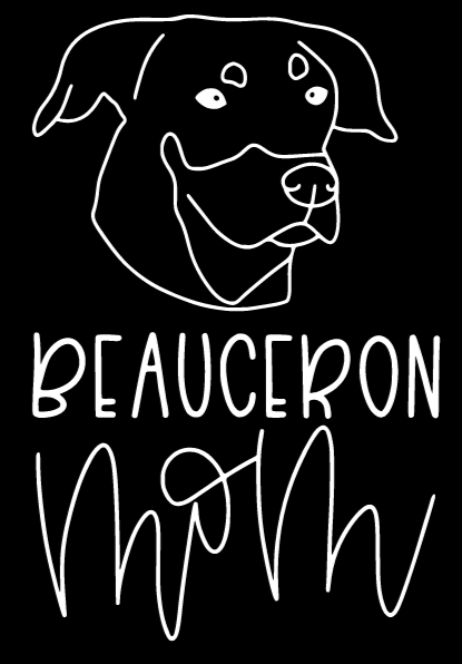 Beauceron Mom or Custom Name - Vinyl Decal