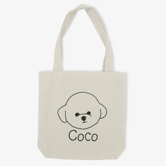 Bichon Mom or Custom Name - Tote