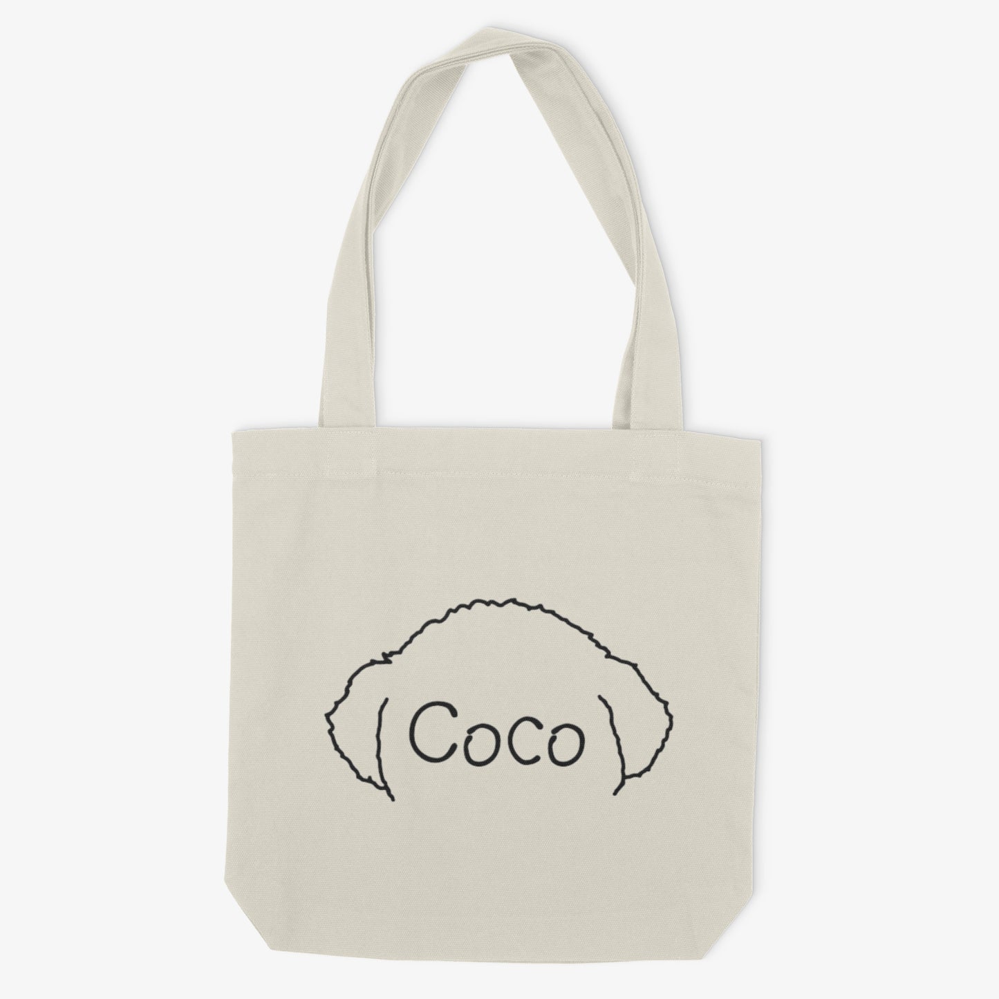 Bichon Mom or Custom Name Ears - Tote