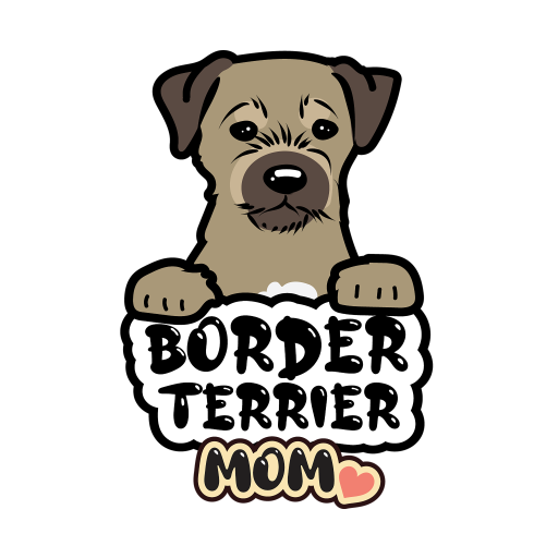 Border Terrier Mom - Sticker