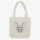 Boston Terrier Mom or Custom Name Ears - Tote