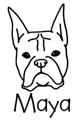 Boxer Mom Or Custom Name Cropped - Vinyl Decal