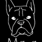 Boxer Mom Or Custom Name Cropped - Vinyl Decal