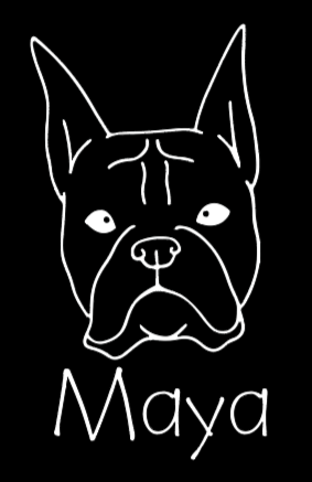 Boxer Mom Or Custom Name Cropped - Vinyl Decal