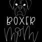 Boxer Mom or Custom Name - Vinyl Decal