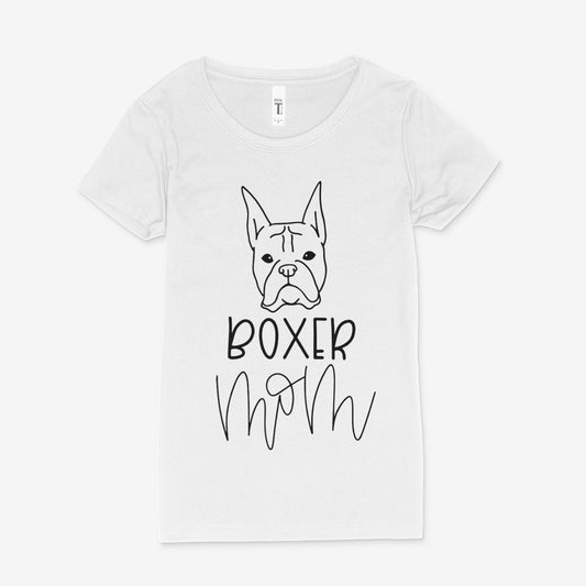 Boxer Mom Cropped - Women's Tee/Tank