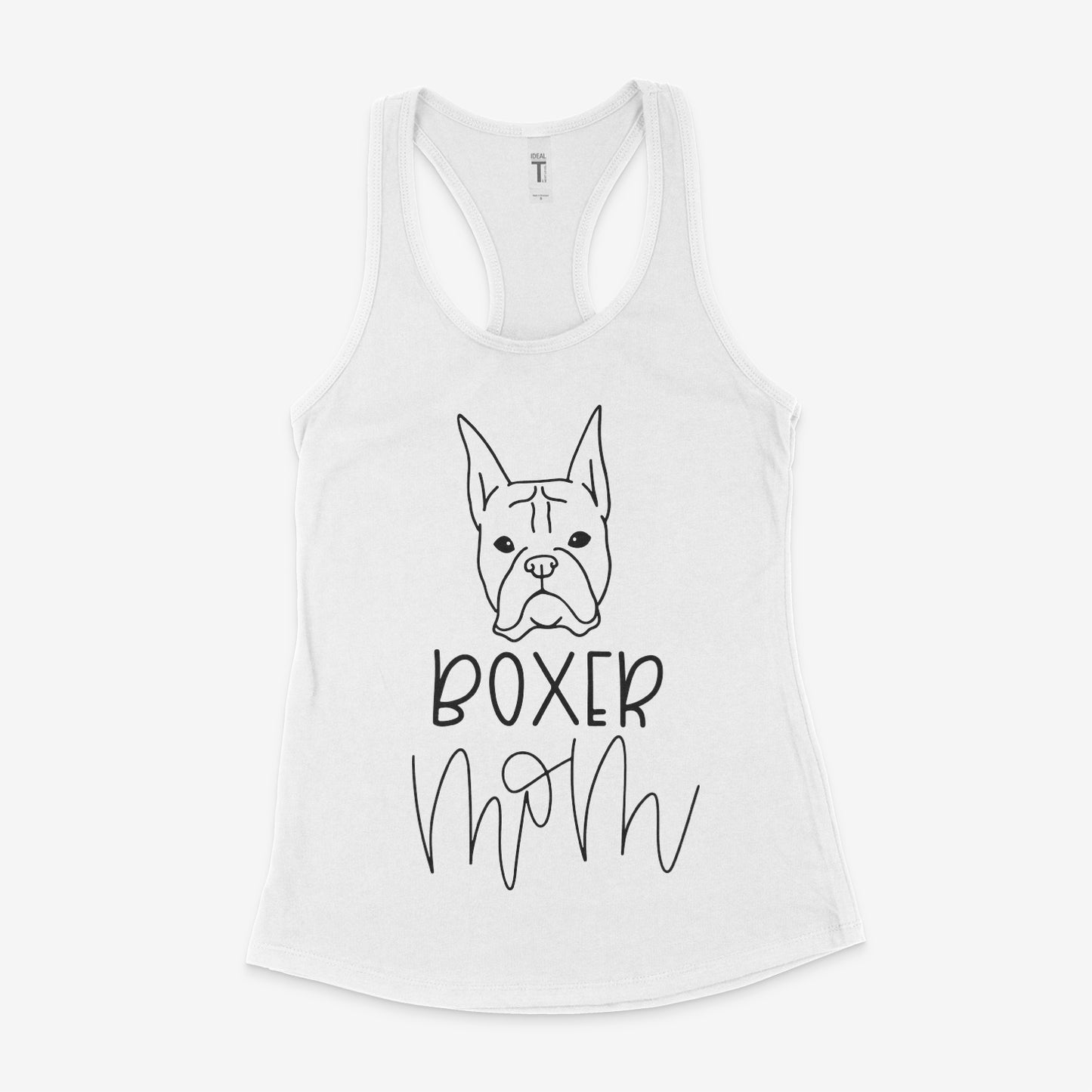 Boxer Mom Cropped - Women's Tee/Tank