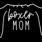 Boxer Mom or Custom Name Ears - Vinyl Decal