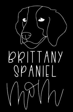 Brittany Spaniel Mom or Custom Name - Vinyl Decal