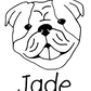 Bulldog Mom or Custom Name - Vinyl Decal