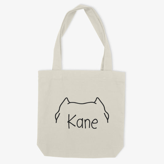 Bully Mom or Custom Name Ears - Tote