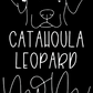 Catahoula Leopard Mom or Custom Name - Vinyl Decal