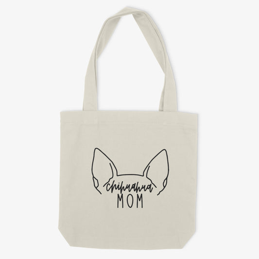 Chihuahua Mom or Custom Name Ears - Tote