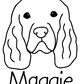 Cocker Spaniel Mom or Custom Name - Vinyl Decal