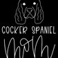 Cocker Spaniel Mom or Custom Name - Vinyl Decal