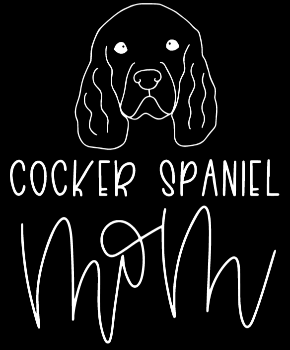 Cocker Spaniel Mom or Custom Name - Vinyl Decal