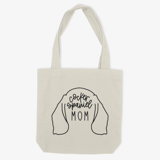 Cocker Spaniel Mom or Custom Name Ears - Tote