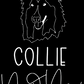 Collie Mom or Custom Name- Vinyl Decal