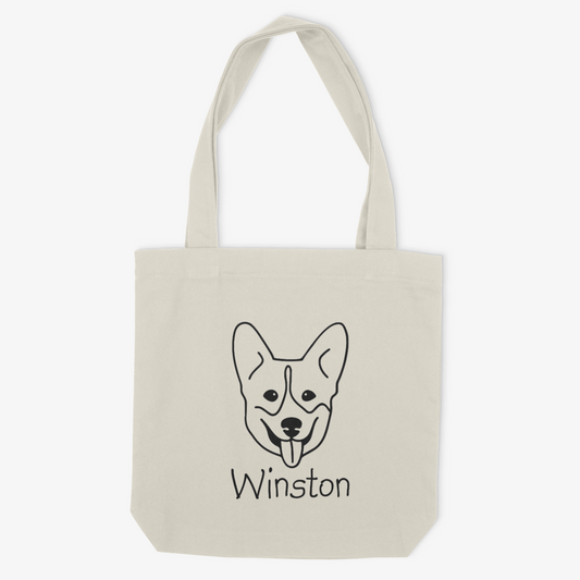 Corgi Mom or Custom Name - Tote