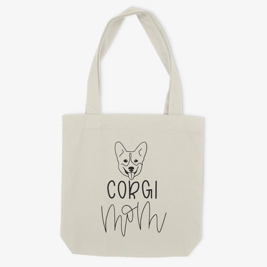 Corgi Mom or Custom Name - Tote