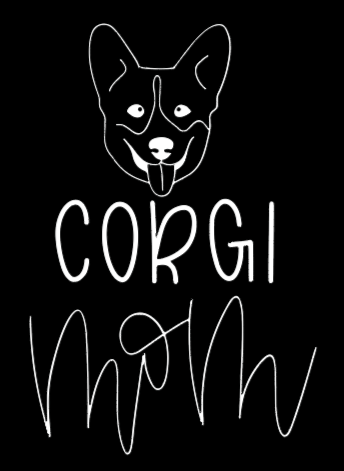 Corgi Mom or Custom Name - Vinyl Decal