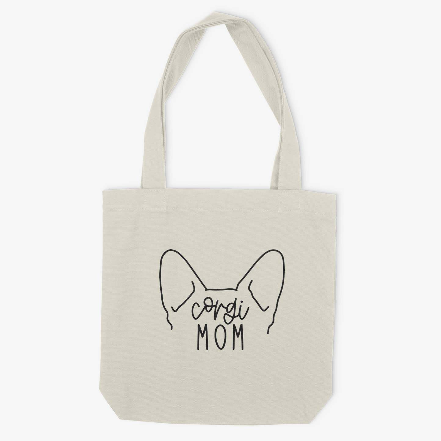 Corgi Mom or Custom Name Ears - Tote