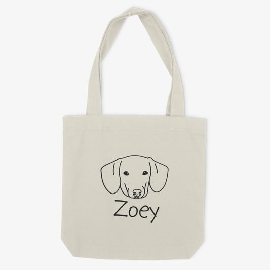 Dachshund Mom or Custom Name - Tote