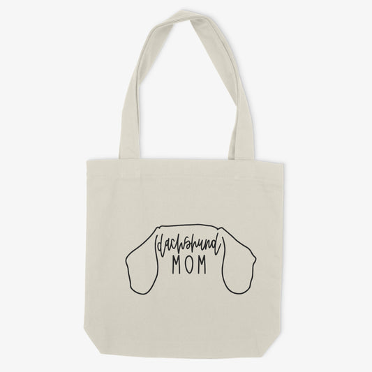 Dachshund Mom or Custom Name Ears - Tote