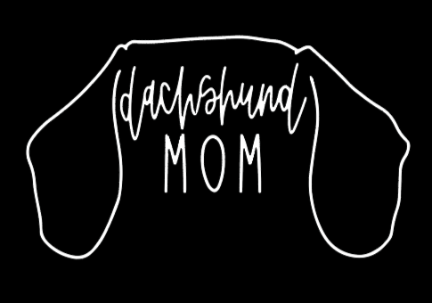 Dachshund Mom or Custom Name Ears - Vinyl Decal