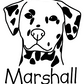 Dalmatian Mom or Custom Name - Vinyl Decal