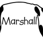 Dalmatian Mom or Custom Name Ears - Vinyl Decal