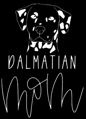 Dalmatian Mom or Custom Name - Vinyl Decal