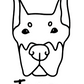 Doberman Mom or Custom Name - Vinyl Decal