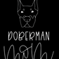 Doberman Mom or Custom Name - Vinyl Decal